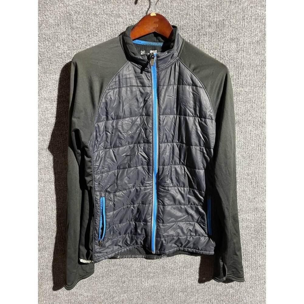 Under Armour ColdGear Jacket Mens Medium Black Insulated Windbreaker Full Zip